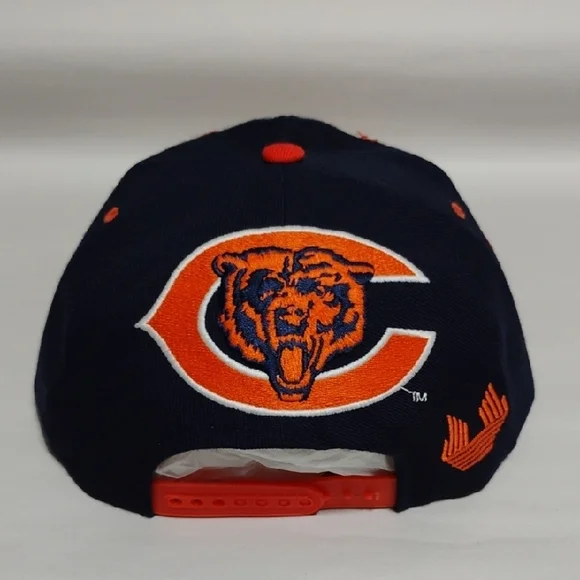 RARE! Bears Vintage Embroidered Logo Snap Back Cap 100% Wool (Office)